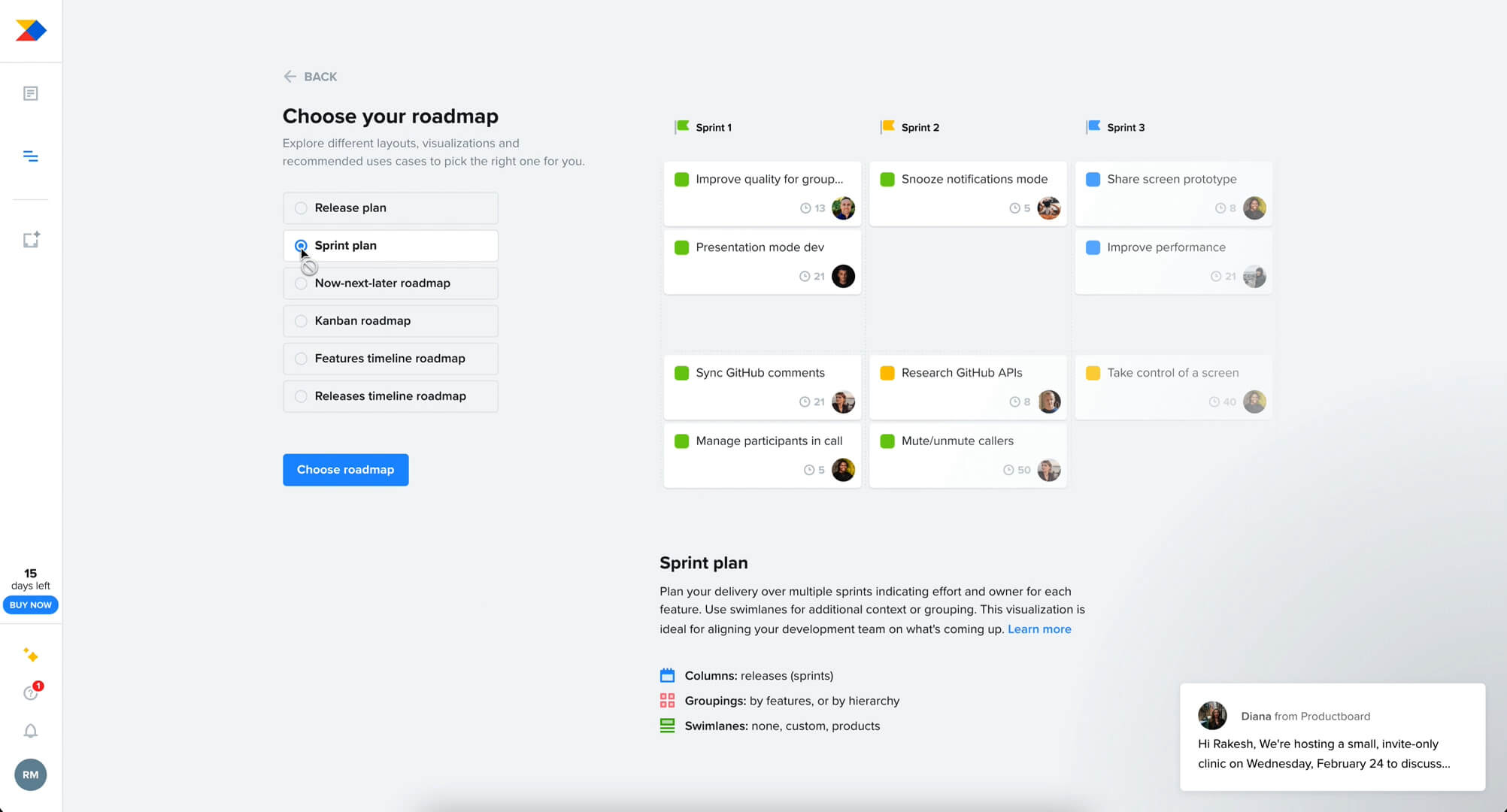 productboard UI, UX Design SaaS Application Design saas ui